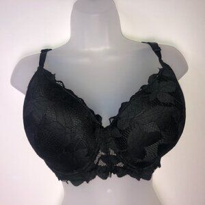 Adrienne Vittadini Studio Black Lace Bra 38DD